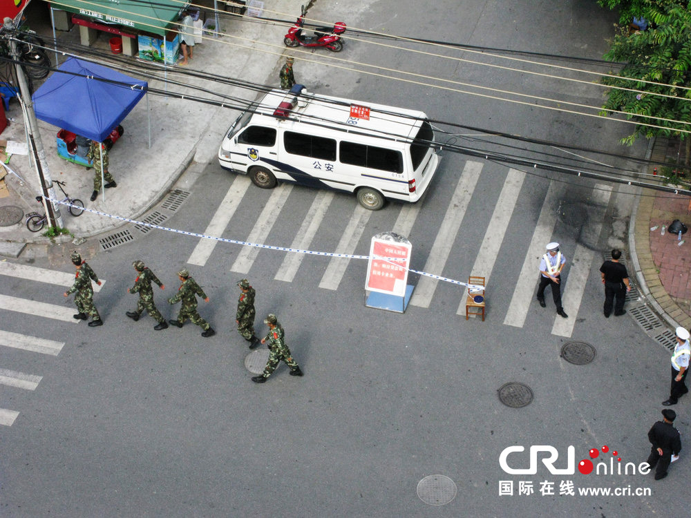 2013年07月10日，廣西壯族自治區(qū)北海市，武警巡邏。圖片來源：飛影/CFP