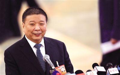 國(guó)土資源部部長(zhǎng)姜大明。新華社記者