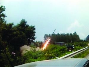 7月31日，南京六合人工增雨現(xiàn)場 資料圖片