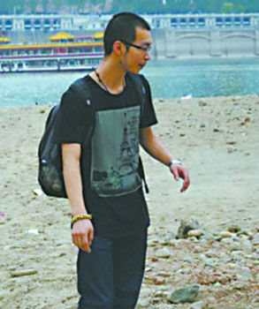 喜歡考古的小楊。受訪者供圖