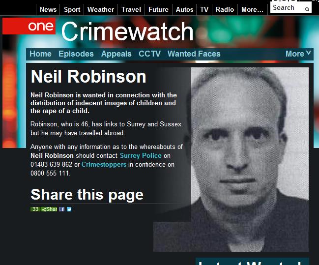 據(jù)英國(guó)廣播公司（BBC）網(wǎng)站消息，英國(guó)警方正在通緝一名涉嫌傳播淫穢兒童照片和性侵兒童的逃犯，有跡象顯示，他有可能潛伏在中國(guó)北京的國(guó)際學(xué)校當(dāng)老師。