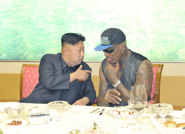 近日，朝鮮最高領(lǐng)導(dǎo)人金正恩已在平壤再次會見并宴請了正在朝鮮訪問的前美國全國籃球協(xié)會(NBA)球星羅德