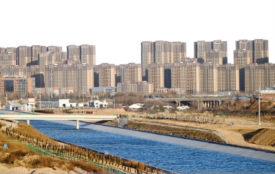 鄭州市西南角，南水北調(diào)渠旁新建的樓盤(pán)。
