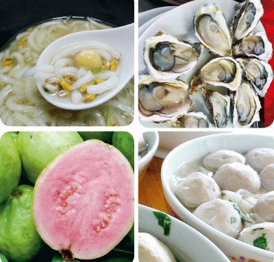 滿街可見(jiàn)新鮮的海鮮、瓜果和手打牛肉丸