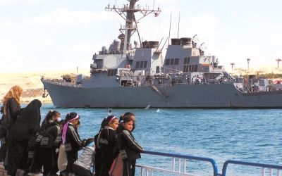美國海軍“馬漢”號(hào)驅(qū)逐艦（資料圖片）。圖/CFP
