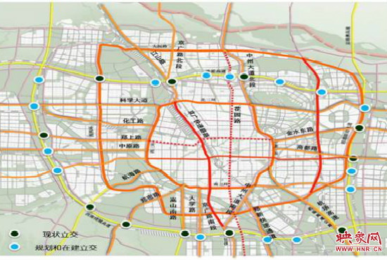 兩環(huán)十七放射景觀廊道建設(shè)。