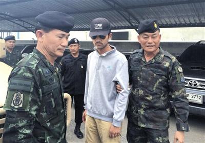 9月1日，泰國警方在泰國與柬埔寨邊境抓獲曼谷爆炸案主要嫌疑犯。圖/CFP