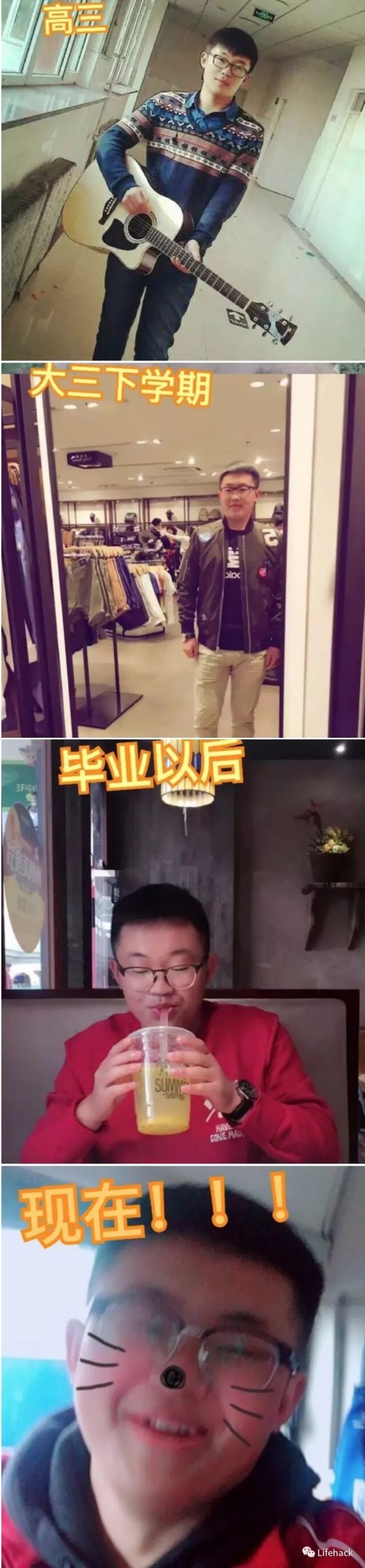 長胖20斤，臉型怎么變？這些例子看完扎心了！