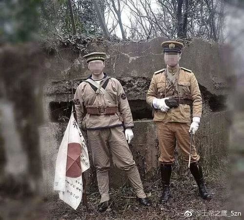 犯眾怒！兩男子抗日碉堡前扮日本兵拍照 警方介入