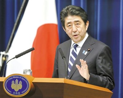  日本首相安倍晉三。