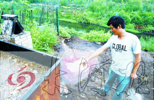煉油點將骯臟、臭氣熏人的廢水直接排入溝渠。