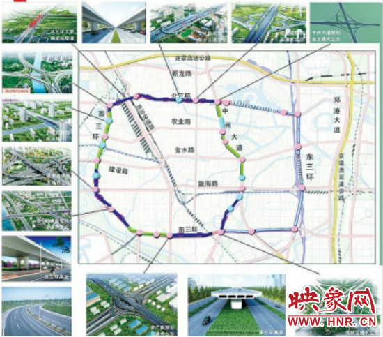 三環(huán)快速化工程方案圖。