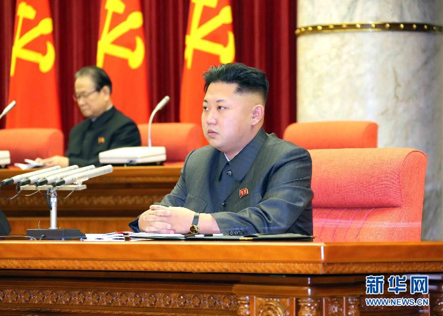 12月8日，在朝鮮平壤，朝鮮勞動黨第一書記金正恩出席并指導(dǎo)朝鮮勞動黨中央政治局?jǐn)U大會議。