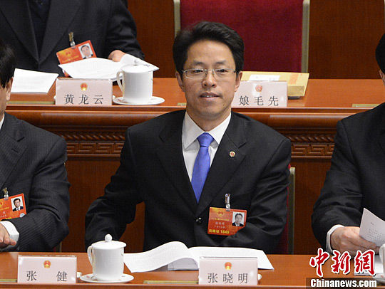資料圖：香港中聯(lián)辦主任張曉明。中新社發(fā) 廖攀 攝