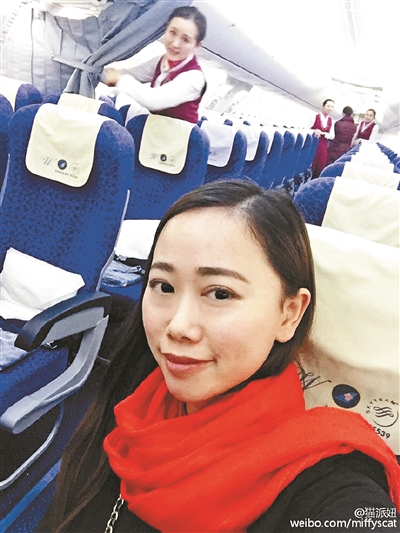 飛機(jī)上就一個(gè)乘客，張女士享受了“專機(jī)”待遇