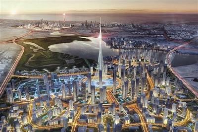 迪拜計(jì)劃修建的觀光塔示意圖。