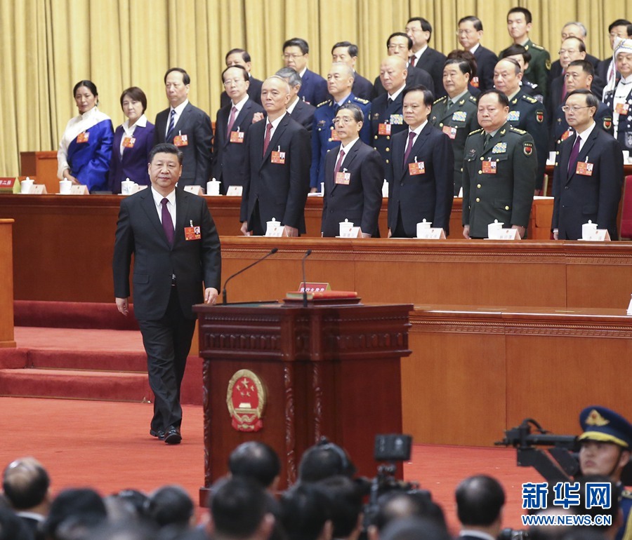 習(xí)近平當(dāng)選國家主席、中央軍委主席