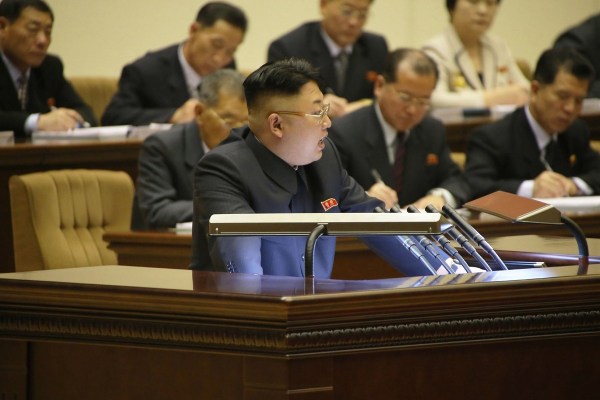 金正恩出席朝鮮勞動黨第8次思想工作者大會。