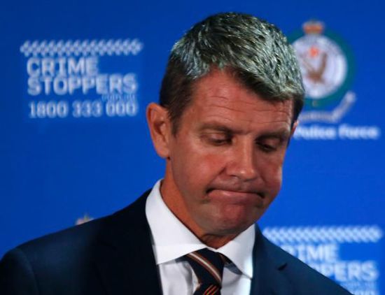　新南威爾士州州長(zhǎng)Mike Baird出席新聞發(fā)布會(huì)。
