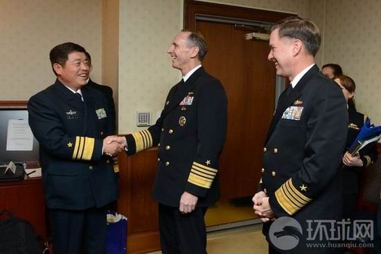 解放軍海軍副司令訪美談及環(huán)太軍演。